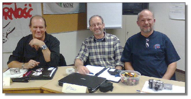 Rainer, Klaus und Konrad im Seminar
